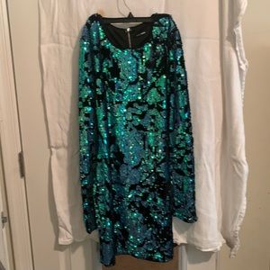 Sequin,teal